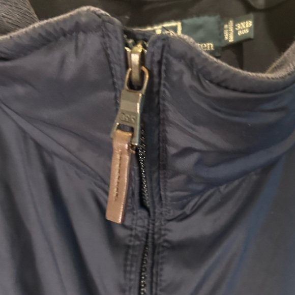 Ralph Lauren Men's Dark Blue Fall/Winter Windbreaker w/hood (Big N Tall) - Picture 2 of 10